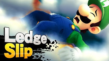 Smash 4 Wii U - Ledge Slip Aerial Cancel