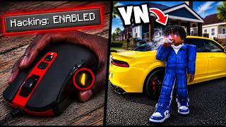 I Used a $1,000 GAMING MOUSE with HACKS in This Roblox Hood Game