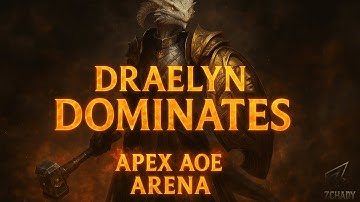 Draelyn DOMINATING APEX AOE Arena | Best Support for AOE ARENA - Setup | Watcher of Realms