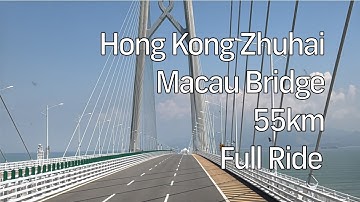 Hong Kong-Zhuhai-Macau Bridge - Full Bus Journey