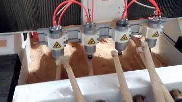 4 axis rotary cnc router  making gun stock 2~1