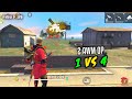 Solo vs Squad 20 Kill OverPower Gameplay with Money Heist Dress - Garena Free Fire