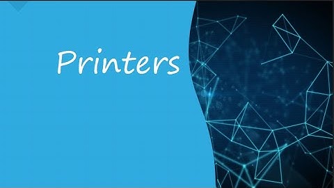 What Is Printer || Types Of Printer  || Computer Basics Tutorial ||