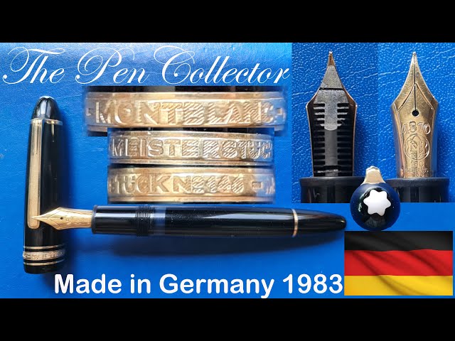 MONTBLANC Meisterstück 146 from 1983 Fountain Pen Review - YouTube