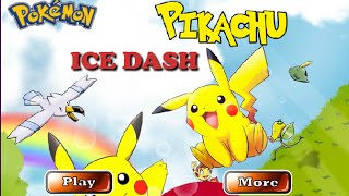 Pikachu Ice Dash Game screenshot 1