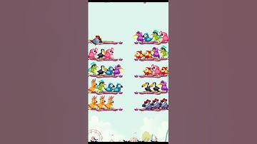 bird sort color🐧🕊️ 68-level  #games #angrybirds #funny #shortvideo #shorts