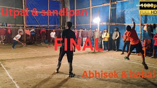 out door badminton match. Suman & pintu vs raj & rikom . #outdoorbadmintontournament #shuttlershubho