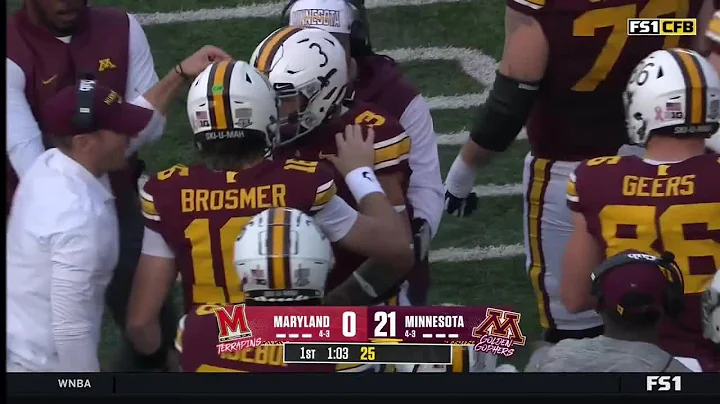 Koi Perich Gets The Interception vs. Maryland | Minnesota Football | 10/26/2024
