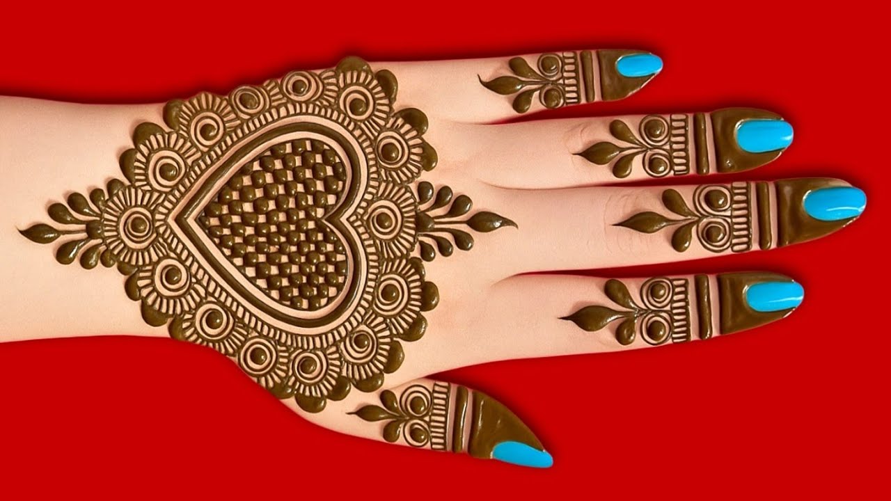 Mehndi Design for Eid Morning