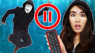 PAUSE CHALLENGE VS PROJECT ZORGO Hacker Girl! (SPY NINJA Battle Royale to Takeover Safe House)