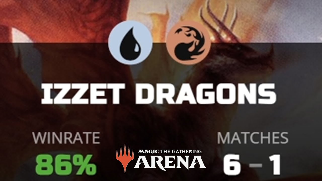💧🔥 IZZET DRAGONS CONTROL🔥💧| Standard | Mythic Rank | Kamigawa: Neon Dynasty | Mtg Arena