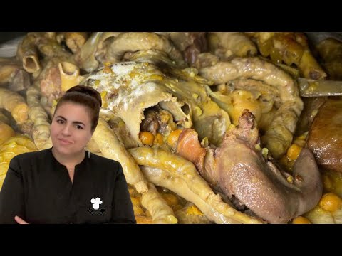 طبخ الباجة العراقية سروبي قشة مقادم المبار وطريقة تنظيفها