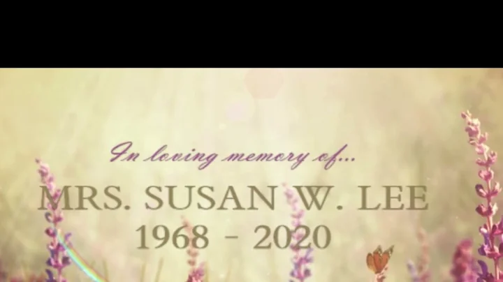 Memorial Video for Susan Tolbert