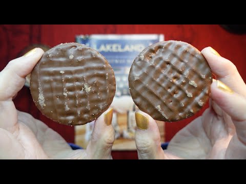 ASMR | Christmas Magazine & Choccy Biscuits Whispered Ramble - Plus Hot Choc Drink!
