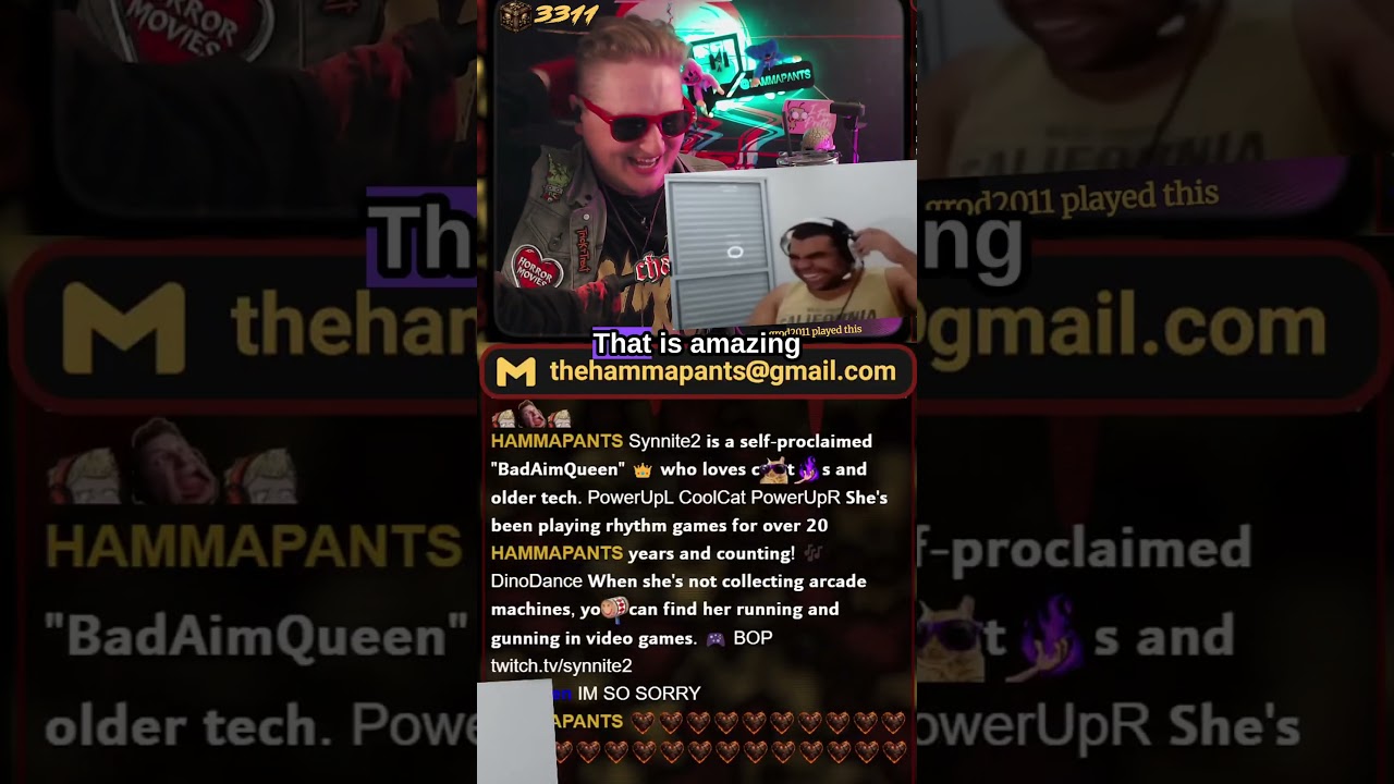 Synn's B Plug Clip | #hammapants on #Twitch #fyp #funny #streamloots