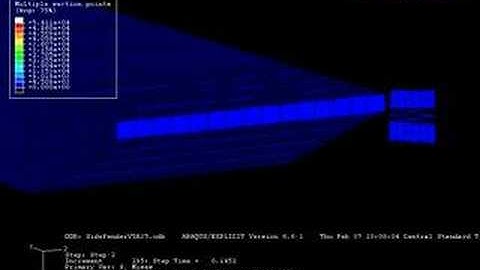Finite Element Barge Model 5