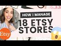 Quick Tip: How I manage 18 Etsy Shops ✨Can you have more than one etsy store, multiple shops on Etsy