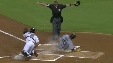 PIT@MIA: Kang brings home Freese with a bloop single