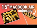 MacBook Air 15 inch Unboxing (ASMR)