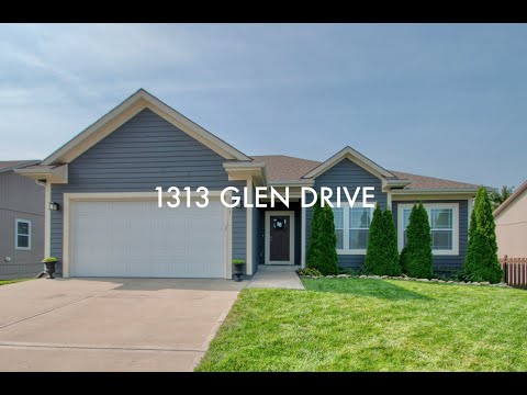 1313 Glen Drive, Louisburg, KS home video tour