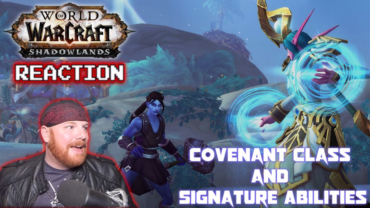 WoW Shadowlands Covenant Class and Signature Abilites - Krimson KB Reacts