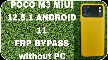 POCO M3 miui 12.5.10 android 11 FRPBYPASS without PC 2023#poco #pocom3 #pocom2 #frpbypass2023 #frp
