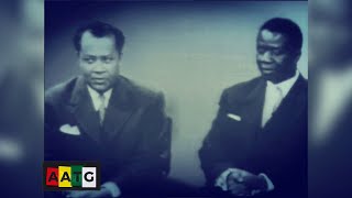 Interview télé Nicolas GRUNITZKY et Robert AJAVON (1956) | Archive AATG