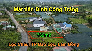 Nền biệt thự mặt tiền đường Đinh Công Tráng, Lộc Châu, TP Bảo Lộc, Lâm Đồng #datbaoloc #bdsbaoloc