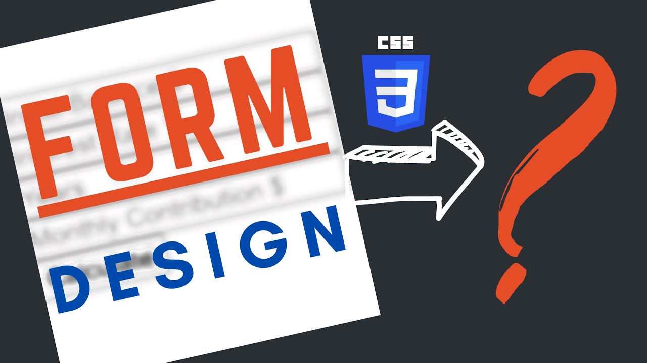 Learn How to Design HTML Form using CSS for a Better User Experience ...