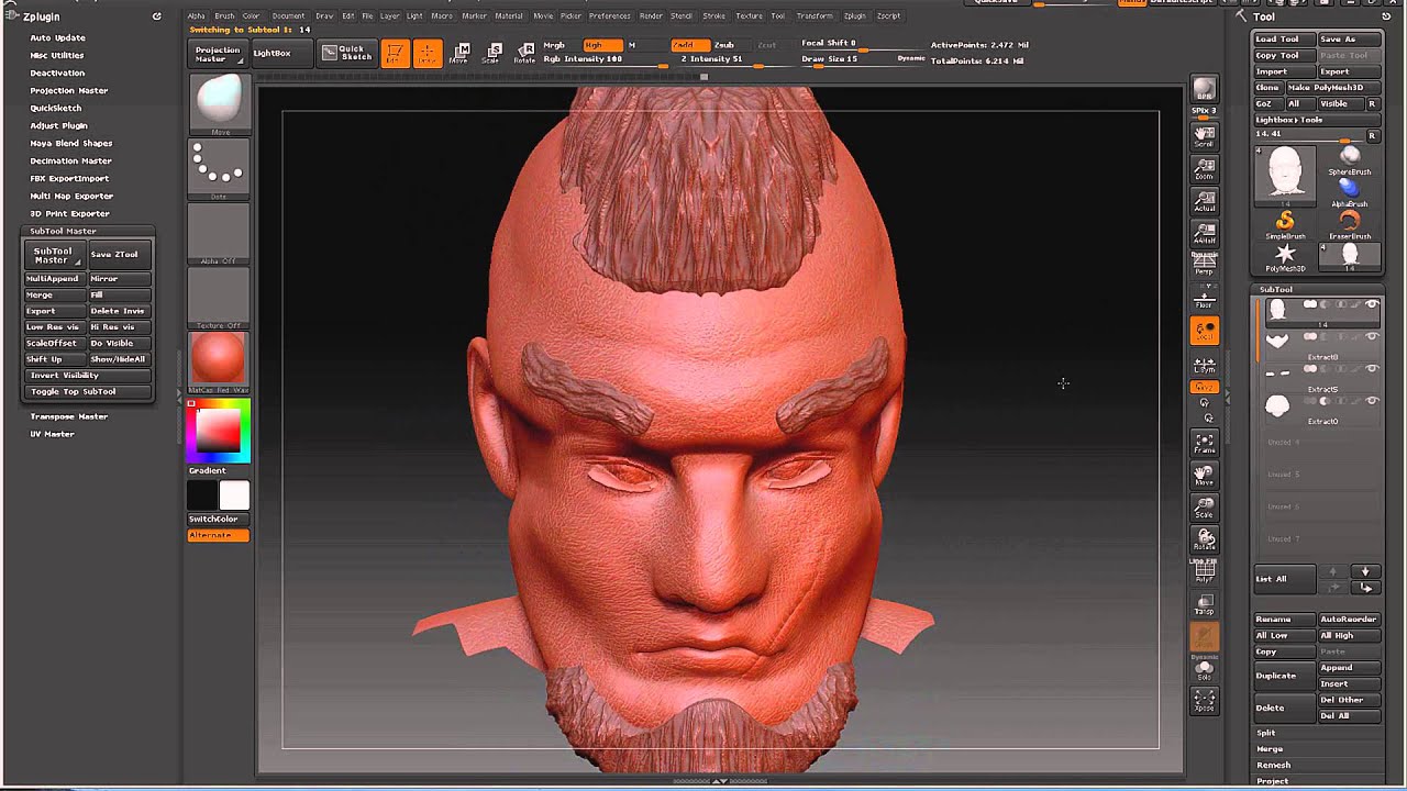 using a character creator vs zbrush