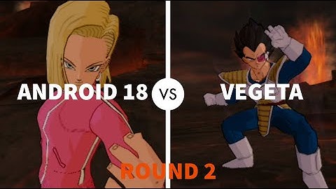 Android 18 VS Vegeta (Scouter) | Round II | Budokai Tenkaichi 4 | Very Hard CPU VS CPU