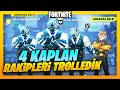 4 KAPLAN OLUP RAKİPLERİ TROLLEDİK ! Fortnite Battle Royale