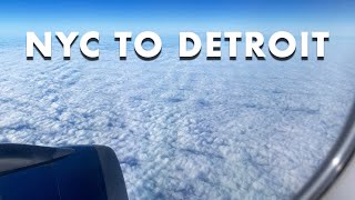 Flying from New York City to Detroit and Back