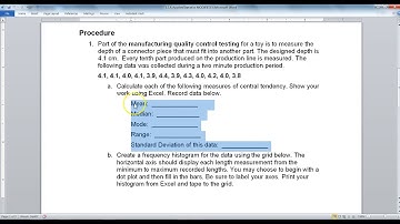 Applied Statistics Activity 3.5