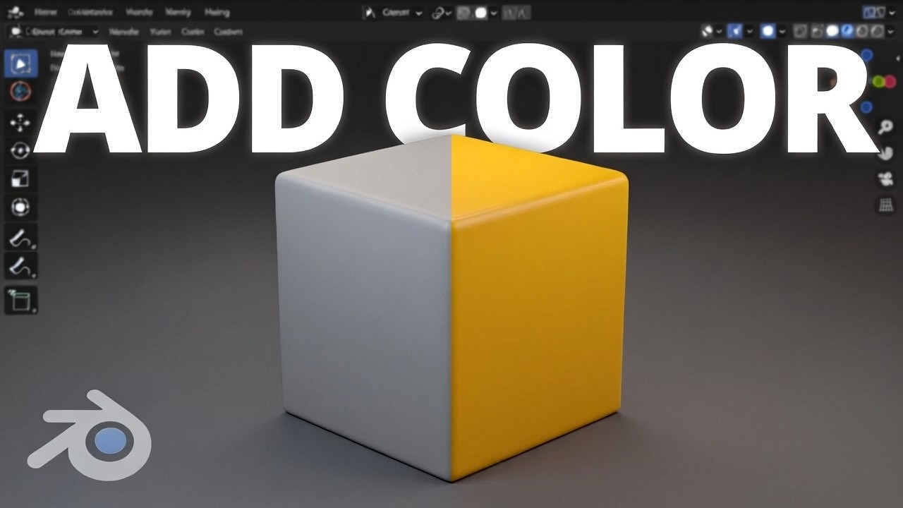Add Color to Your Model in Blender (Very Easy Tutorial) - YouTube