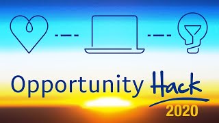 Opportunity Hack 2020 Kickoff