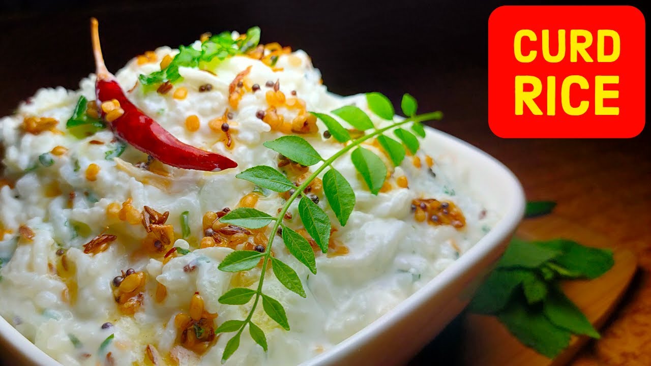 Curd Rice How to make Curd Rice at home Summer special Curd Rice with South Indian Style