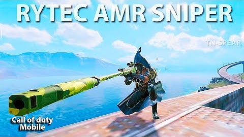 Witch RYTEC AMR Sniper gameplay | COD mobile solo Sniper