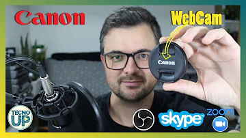 Como transformar câmera Canon em webcam?