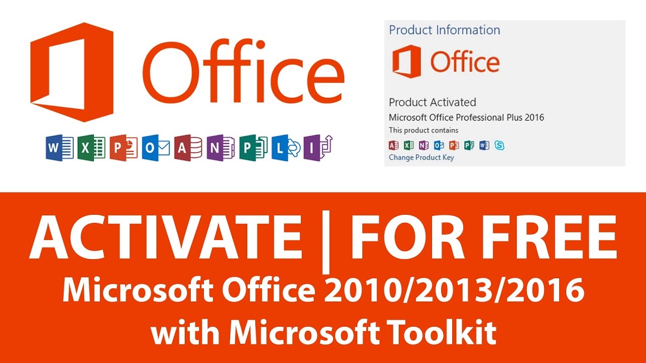 Free Activation Keys For Microsoft Office 2016