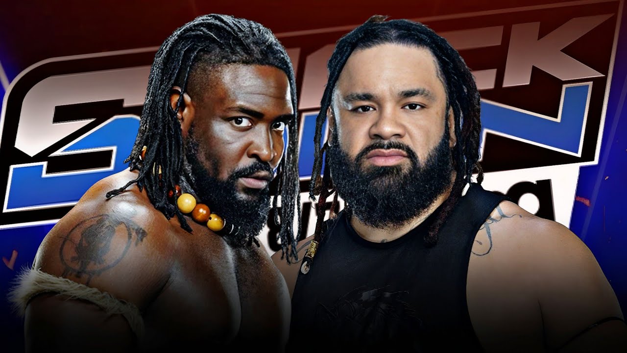 Полный матч - Оба Феми против Джейкоба Фату. Основные моменты WWE SmackDown.