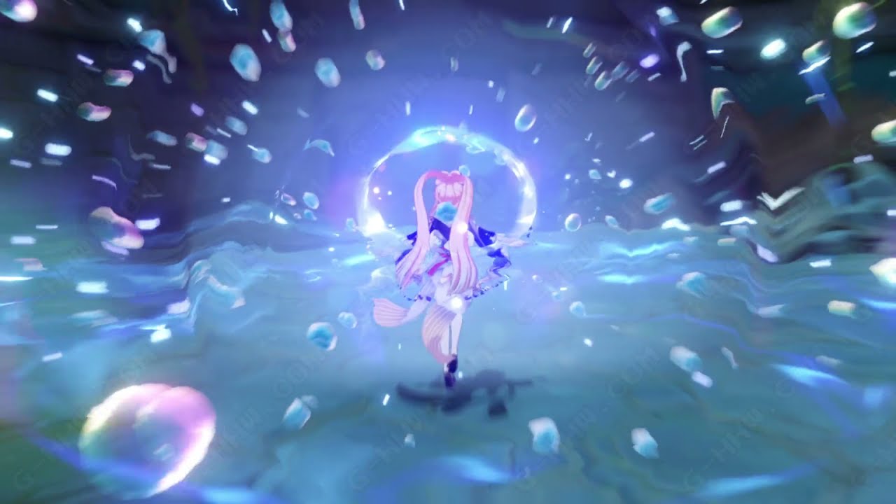 Sangonomiya Kokomi elemental burst animations | Genshin Impact leaks