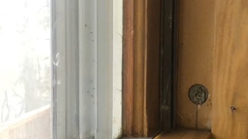 1950s Antique Double Hung Window Removal