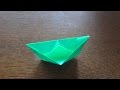 물에 둥둥 뜨는 쉬운 종이배 접기 ⛵ 색종이 보트 만들기 [진진종이접기]