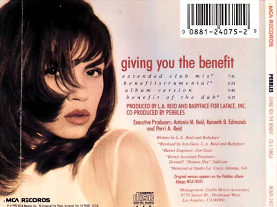 Pebbles' "Giving You The Benefit" Turns 30 Years Old This Month