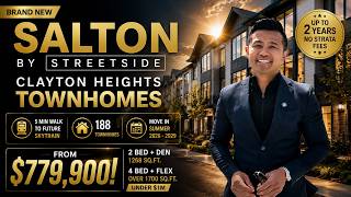 Salton by Streetside | New Clayton Heights Townhomes Near Future SkyTrain!