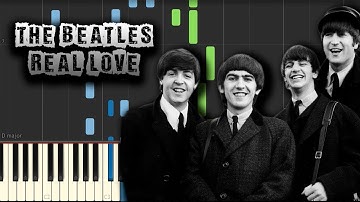 Thumbnail of The Beatles (John Lennon) - Real Love - [Piano Tutorial] (Synthesia) (Download MIDI + PDF Scores)