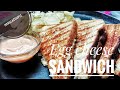 Cafe style egg cheese sandwich  easy way to make sandwich