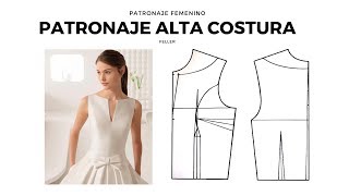 'Patronaje de Alta Costura: Transformación con Escote Barco | Tutorial por Féller