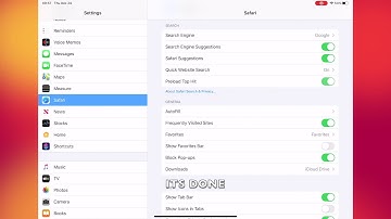 HOW TO ENABLE OR DISABLE PRELOAD TOP HITS IN SAFARI IN IPADOS 13.6 (IPAD)